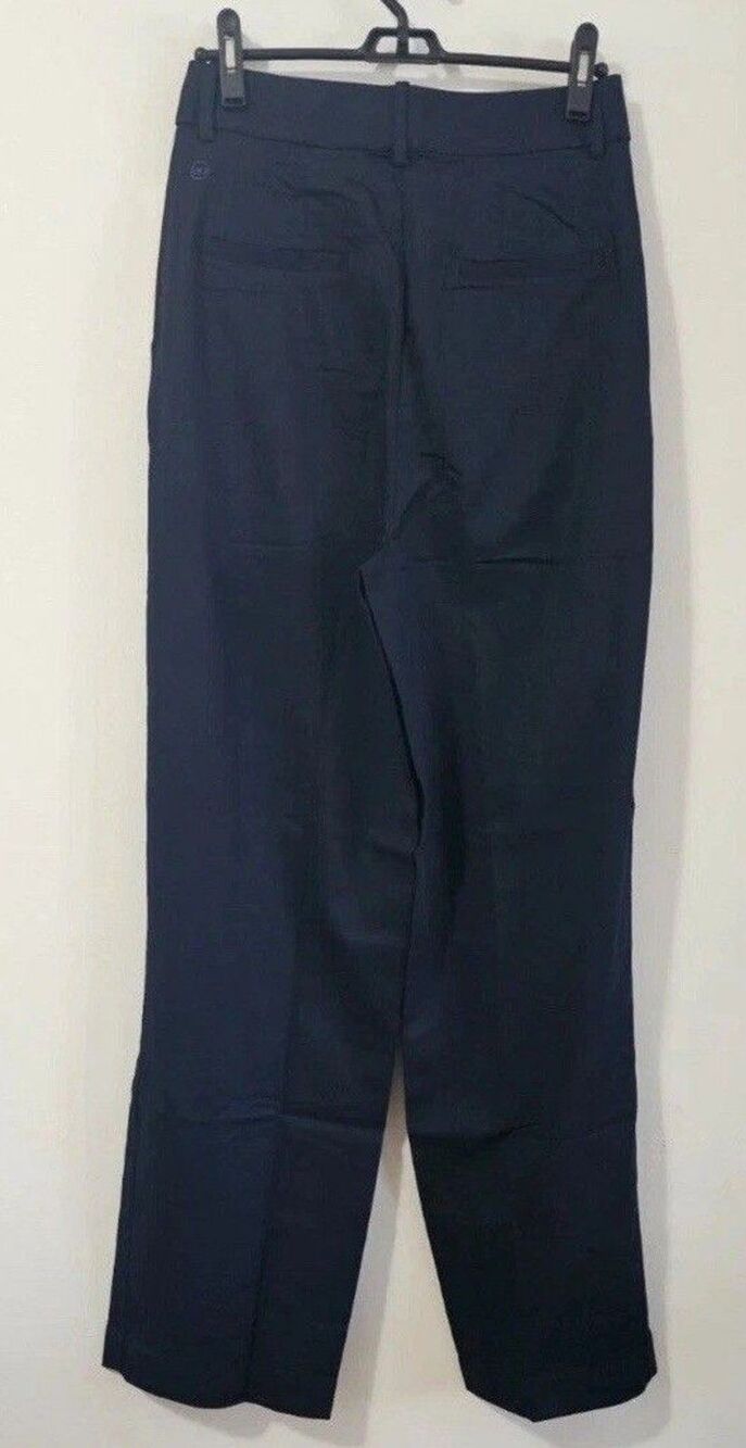 Lululemon Pleat Front High Rise Trouser Pants TRUE NAVY Regular 30" SZ L NWOT - Picture 7 of 15